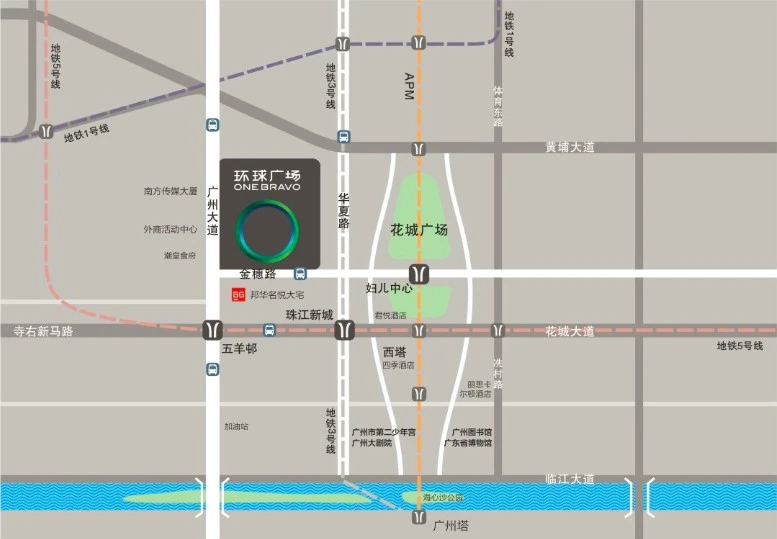 邦华环球广场 楼盘首页 天河-珠江新城西珠江新城金穗路1号查看地图